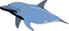 Blue Dolphin Clip Art